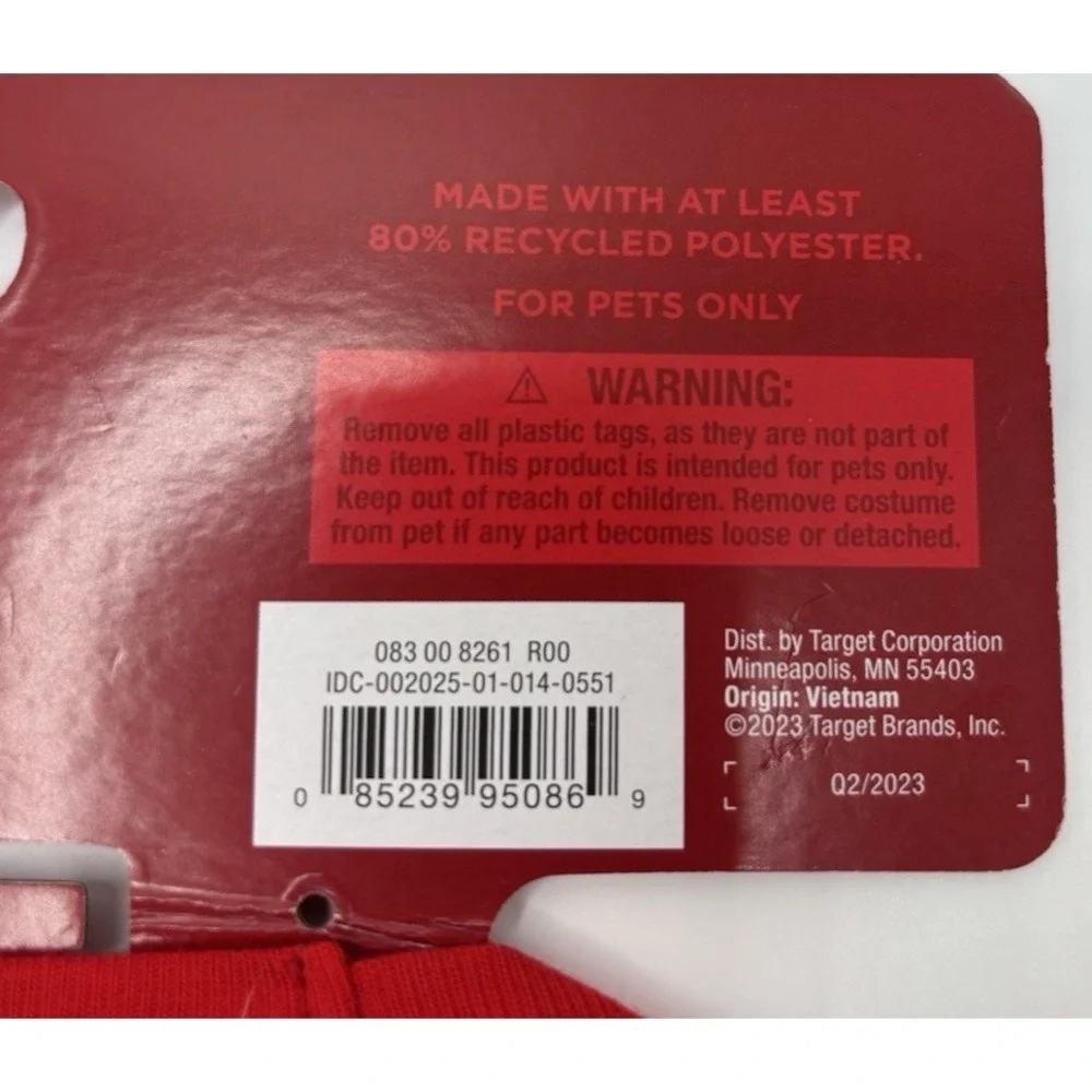 NWT Wondershop at Target XSmall Black Red Buffalo Checker Pet‎ Pajamas